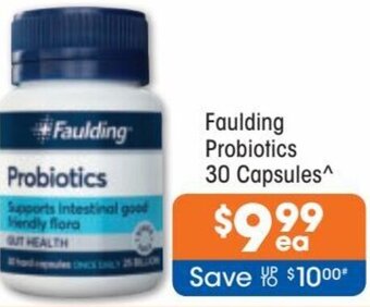 Good Price Pharmacy Faulding Probiotics 30 Capsules offer