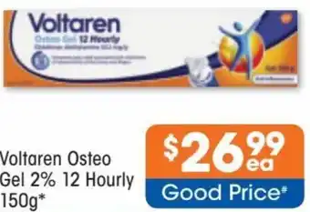 Voltaren Osteo Gel 2% 12 Hourly 150g