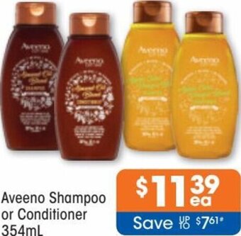 Good Price Pharmacy Aveeno Shampoo or Conditioner 354ml offer
