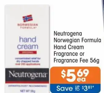 Good Price Pharmacy Neutrogena Norwegian Formula Hand Cream Fragrance or Fragrance Fee 56g offer
