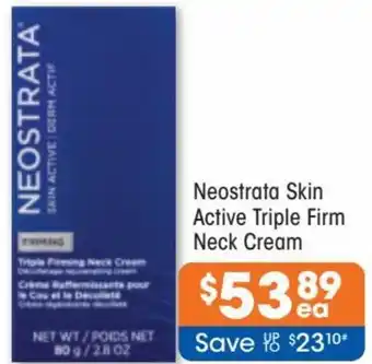 Good Price Pharmacy Neostrata Skin Active Triple Firm Neck Cream offer