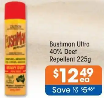 Good Price Pharmacy Bushman Ultra 40% Deet Repellent 225g offer