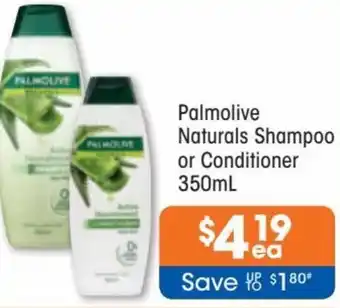 Good Price Pharmacy Palmolive Naturals Shampoo or Conditioner 350ml offer