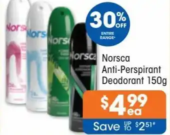 Norsca Anti-Perspirant Deodorant 150g