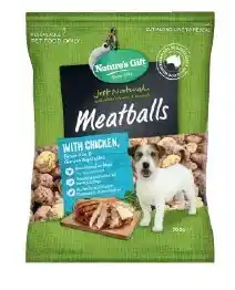 Coles Natureu2019s Gift Meatballs Dog Food 700g offer