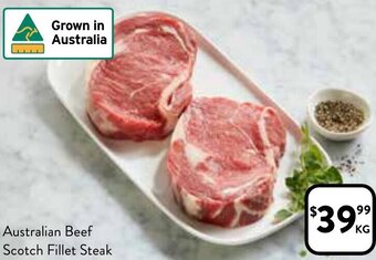 Foodworks Australian Beef Scotch Fillet Steak offer