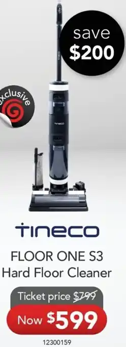 Godfreys Tineco Floor One S3 Hard Floor Cleaner offer