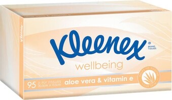Coles Kleenex 3 Ply Wellbeing Facial Tissues 85 Pack or 95 Pack offer