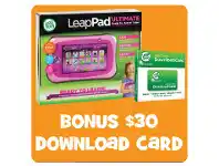 Leap Frog LeapPad Ultimate Get Ready for School Bundle Pink + Bonus $30 Download Card
