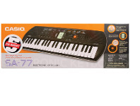 Mr Toys Casio Keyboard 44 Key SA77 with AC Adaptor offer