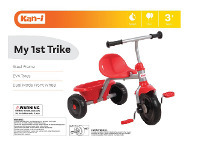 Mr Toys Kan-i Trike And Tray - Red offer
