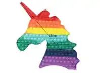 Mr Toys Pop it Fidget Toy Jumbo 45cm x 31cm Rainbow Unicorn offer