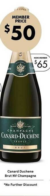 Vintage Cellars Canard duchene brut nv champagne offer