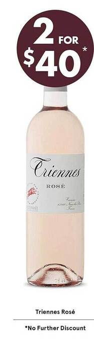 Vintage Cellars Triennes rosé offer
