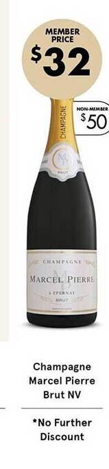 Champagne marcel pierre brut nv