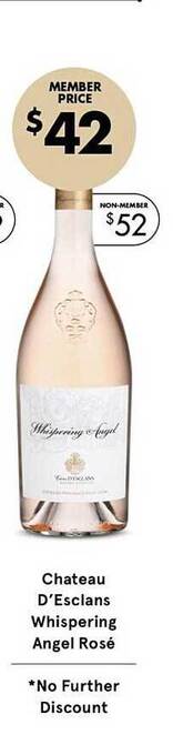Vintage Cellars Chateau d'esclans whispering angel rosé offer