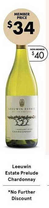 Vintage Cellars Leeuwin estate prelude chardonnay offer