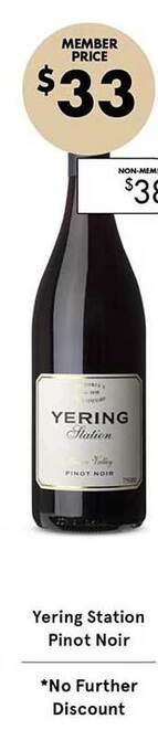 Vintage Cellars Yering station pinot noir offer