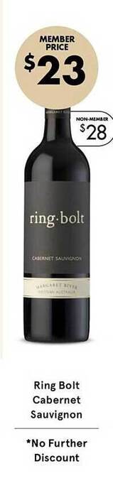 Vintage Cellars Ring bolt cabernet sauvignon offer