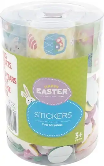 Woolworths Easter DIY Ceramic Paint Set Pk 2 or Easter Sticker Tub offer
