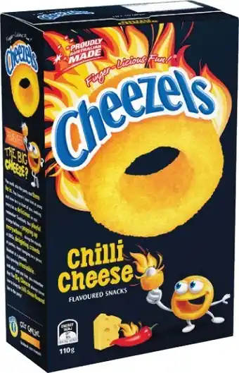 Woolworths NEW Cheezels Chilli Cheese 110g offer