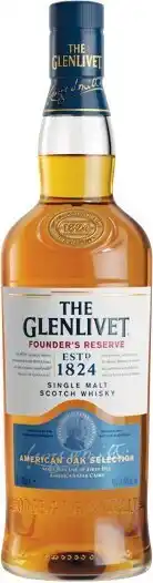 Woolworths Glenlivet Founderu2019s Reserve Single Malt Scotch Whisky 700ml offer