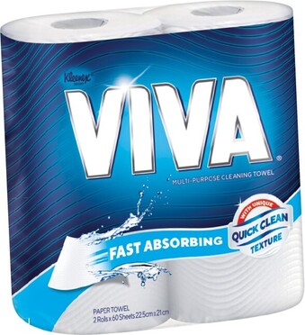 IGA Viva Multi-Purpose Cleaning Towel 2 Pack or Rinse & Re-Use Towel 20 Pack Selected Varieties offer