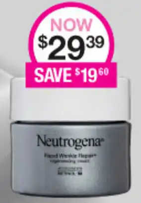 Priceline Neutrogena Wrinkle Repair offer