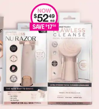 Priceline Flawless NU Razor or Flawless Cleanse offer