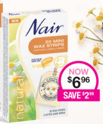 Priceline Nair 20 Mini Wax Strips offer