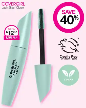 Priceline Covergirl Lash Blast Clean Mascara offer