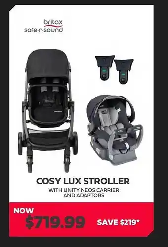 Britax cosy lux stroller
