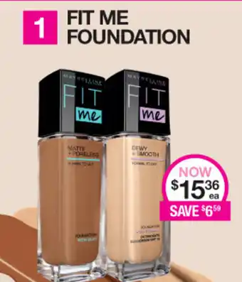 Maybelline Fit Me Foundation