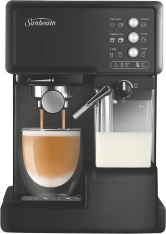 The Good Guys Sunbeam Cafe Barista Semi Auto Coffee Machine offer