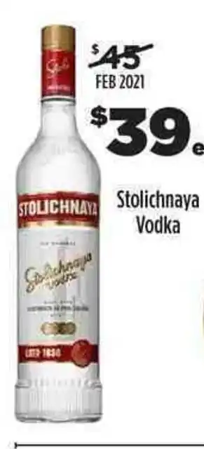 Stolichnaya Vodka