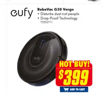 The Good Guys Eufy - ReboVac G30 Verge offer