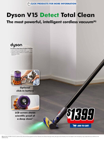 The Good Guys Dyson - V15 Detect Total Clean Cordless Vacuum offer