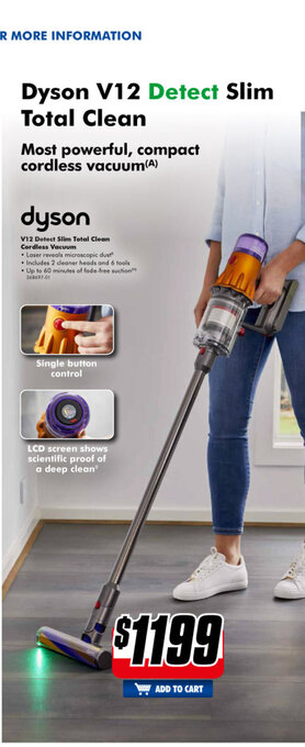The Good Guys Dyson - V12 Detect Slim Total Clean Cordless Vacuum offer