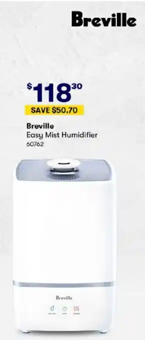 BIG W Breville Easy Mist Humidifier offer