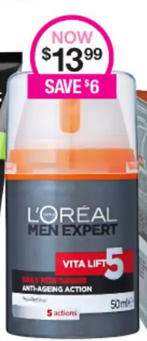 Priceline Loreal Men Expert Daily Moisturizer offer