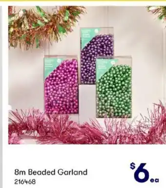 8m Beaded Garland