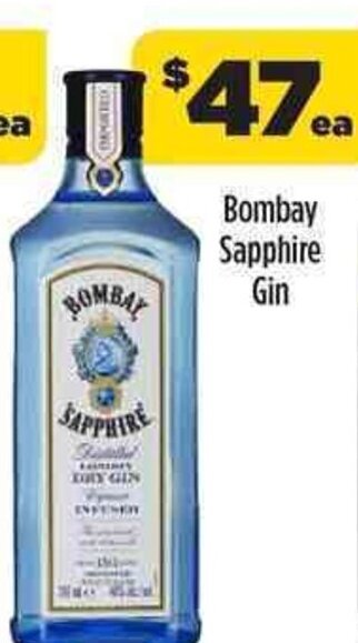 Liquorland Bombay Sapphire Gin offer