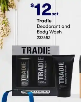 BIG W Tradie Deodorant And Body Wash offer