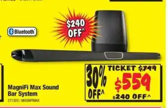 JB Hi-Fi Magnifi Max Sound Bar System - 571303 offer
