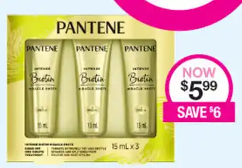 Priceline Pantene Biotin 15mlx3 offer