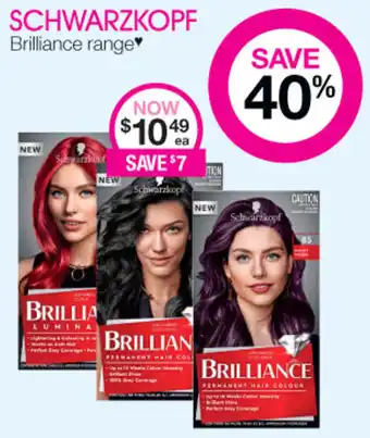Priceline Schwarzkopf Brilliance Hair Color offer