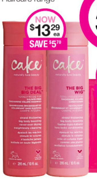 Priceline Cake The Big Deal/The Big Wig offer