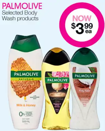 Priceline Palmolive Body Wash offer