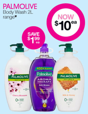 Priceline Palmolive Body Wash 2L offer