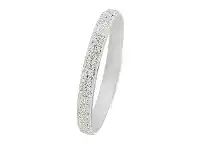 Bevilles Jewellery Stainless Steel Crystal Bangle offer